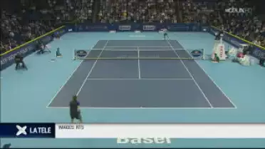 Roger Federer en quart de finale à Bâle
