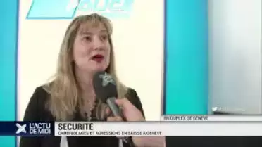 Baisse de la criminalité à Genève