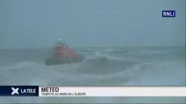 Météo: tempête au nord de l’Europe