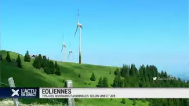 Éoliennes: 78% des riverains favorables selon une étude