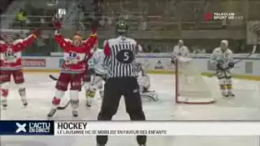 Le Lausanne HC se mobilise en faveur des enfants