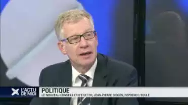Conseil d&#039;État FR - Jean-Pierre Siggen reprend l&#039;école