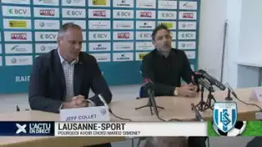 Marco Simone arrive à Lausanne. Les dirigeants s&#039;expliquent