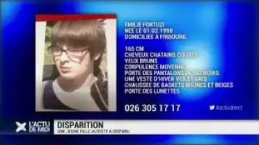 Disparition d&#039;une jeune fille autiste de 15ans à Fribourg