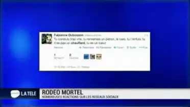 Rodéo mortel: nombreuses réactions sur Twitter