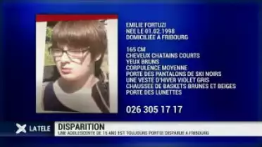 Disparition d&#039;une adolescente à Fribourg