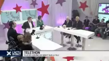 Téléthon: plus de 4 heures de direct sur la Télé