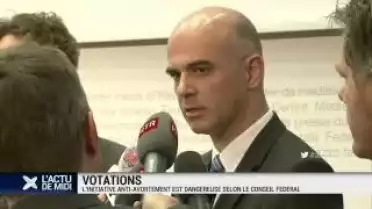 L&#039;initiative anti-avortement est dangereuse selon Alain Berset