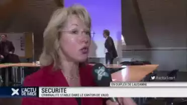 Criminalité stable dans le canton de Vaud