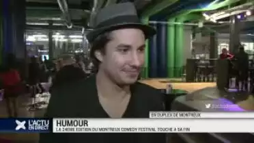 Rencontre avec Jérémy Ferrari au Montreux Comedy Festival