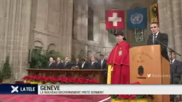 Le nouveau gouvernement genevois prête serment