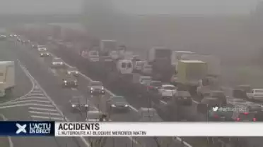 Matinée noire sur les routes vaudoises