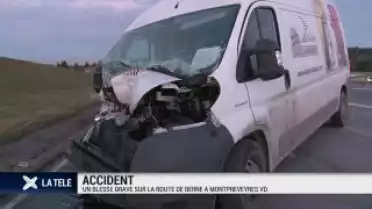 Montpreveyres: un blessé grave sur la route de Berne