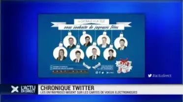 Les entreprises vous souhaitent bonne année sur internet