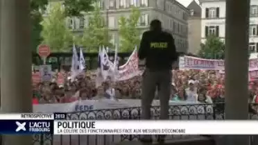 Rétro 2013: les mesures d&#039;économie et la colère de la rue