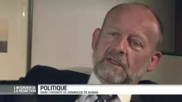 Dominique de Buman reçoit La Télé à la maison