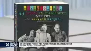 Marque-page - 33 leçons de philosophie par et pour les mauvais garçons