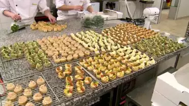 Mise en place du cocktail dinatoire