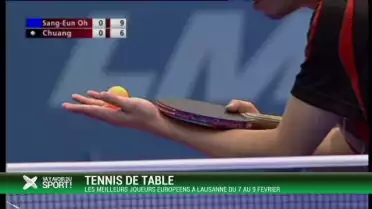 Le top du tennis de table à Lausanne!