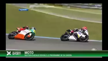 Bastien Chesaux à l'aise en Moto2