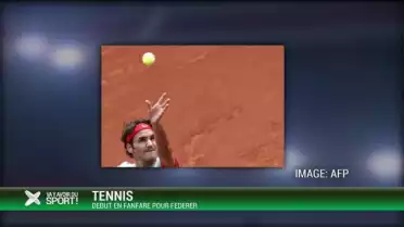 Tennis: début en fanfare pour Federer