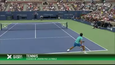 Roger Federer ne jouera pas la finale de l'US Open