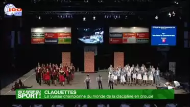 Claquettes: La Suisse championne du monde en groupe