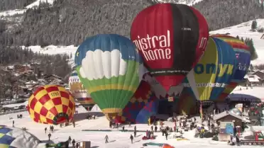 Festival de ballons de Château d&#039;Oex