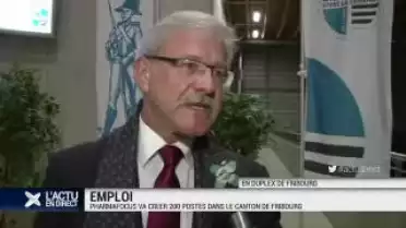 Pharmafocus va créer 200 postes dans le canton de Fribourg