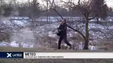 Un hiver aux températures printanières