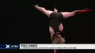 Le premier champion suisse de Pole Dance savoure sa victoire