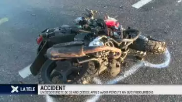 Un scooteriste a perdu la vie en percutant un bus