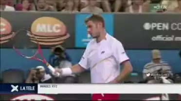Wawrinka passe le 2ème tour en Australie