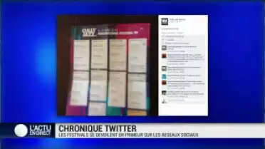 Les festivals se dévoilent sur les réseaux sociaux