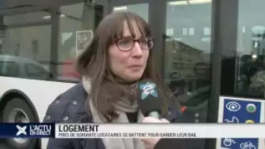 Soixante locataires se battent pour garder leur bail