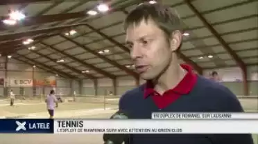 L'exploit de Wawrinka suivi à Romanel-sur-Lausanne