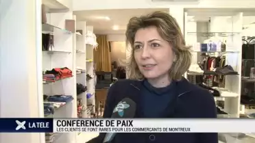 Conférence de Paix: les clients se font rare à Montreux