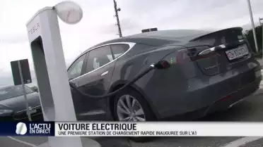 Un super-chargeur pour voiture électrique sur l&#039;A1