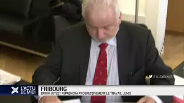 Erwin Jutzet reprendra progressivement le travail