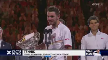 Stanislas Waweinka grand vainqueur de l&#039;Open d&#039;Australie