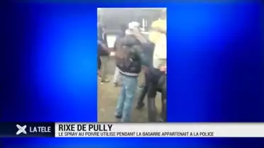 Rixe du 20/01: Le spray au poivre appartenait à la police