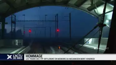 Hommage: les trains siffleront à 14h30
