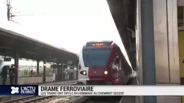 Drame ferroviaire:hommage des TPF au cheminot décédé.