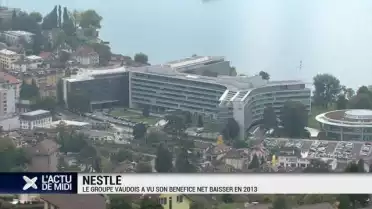 Nestlé a vu son bénéfice net se tasser légèrement de 2,1%