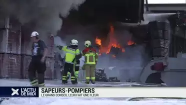 Le Grand Conseil fait une fleur aux sapeurs-pompiers