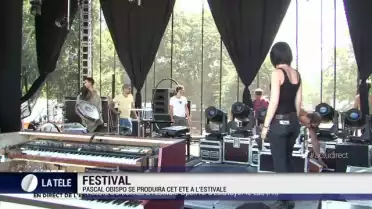 Pascal Obispo sur la scène de l&#039;Estivale