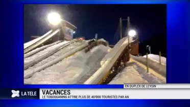 Le tobogganing attire plus de 40 000 touristes par année