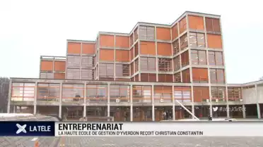 L&#039;HEIG d&#039;Yverdon reçoit Christian Constantin