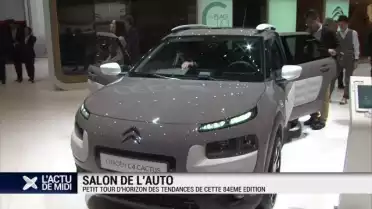 Le salon de l&#039;automobile ouvre ses portes au public.