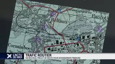 Un nouveau projet de route pour désengorger Fribourg